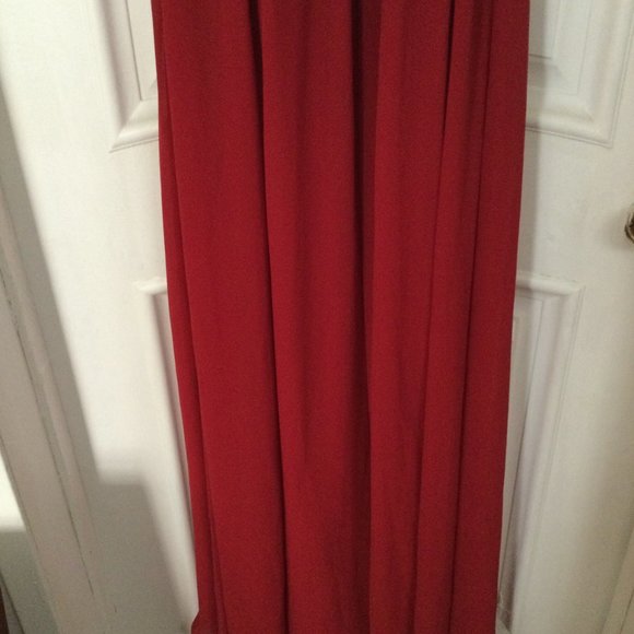 Women's Hush collection long dress bridesmaid size 2 red - Picture 4 of 9